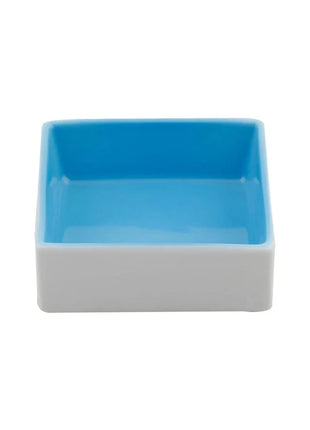 Porland Rainbow Nut Plate - Blue, (Set of 2) 8x8cm