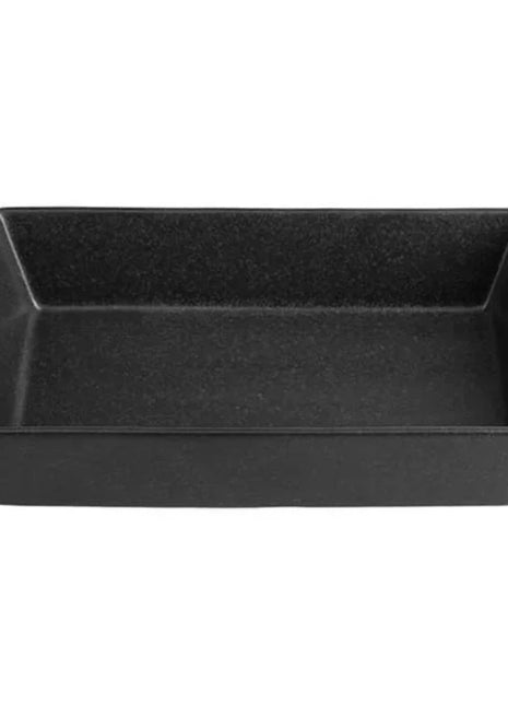Porland Seasons Appetizer Plate - Black, 16x10cm