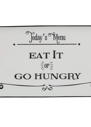 Porland Be Happy Rectangular Plate - 35x16cm