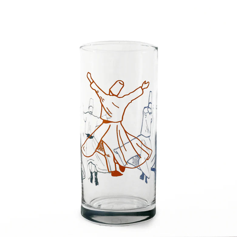 Mindada Istanbul Sufi Highball Glass - 290ml (Set of 6)