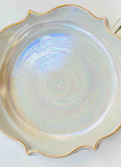 Khan Elsaada Aurum Round Pasta Serving Platter