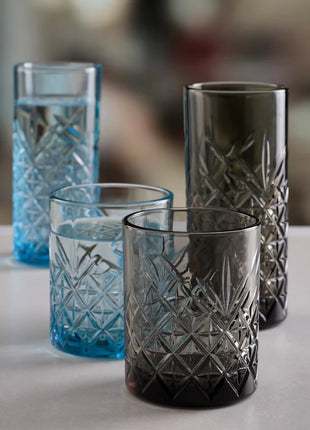 Pasabahce Timeless Highball Glass - Grey, 450 ml