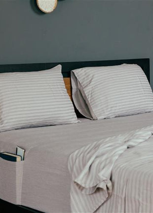J Linens Innovative Fitted Sheets with Built-In Pouch