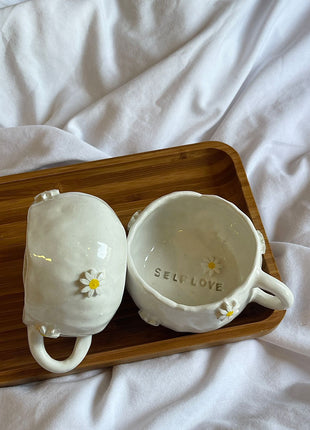 Terratale White Daises Mug 🌼
