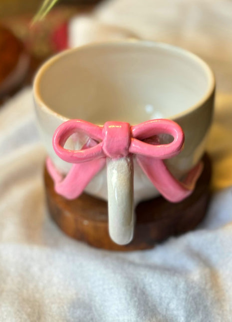 Piece of Sara Pink Bow Mug