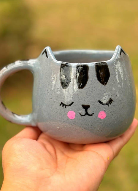 Piece of Sara Grey Kitty Mug (320 ml)