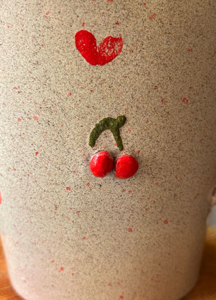 Piece of Sara Cherry Straw Cup