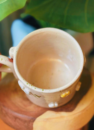 Piece of Sara Beige Flora Mug