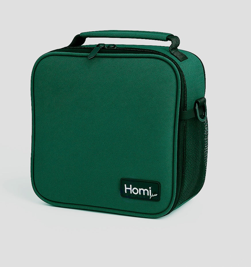 Homi Plus Thermal Bag 7 L  with a Side Mesh Pocket- Olive