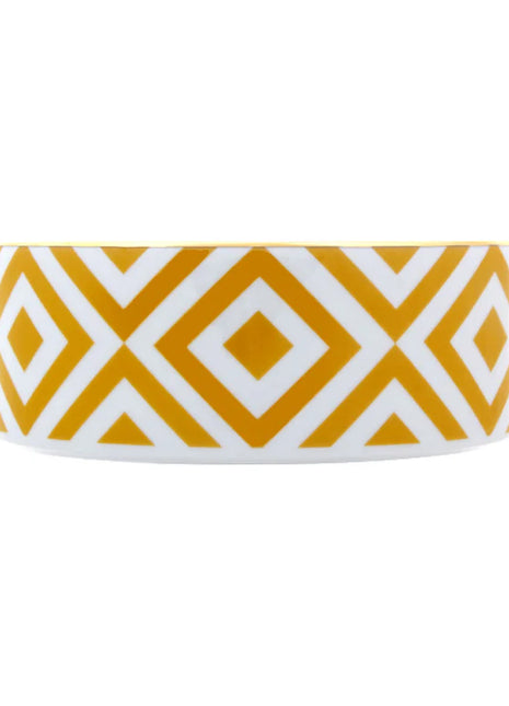 Porland Morocco Bowl - Yellow, 18cm