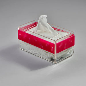 Zee Designs Plexi Glass Pineapple Tissue Box