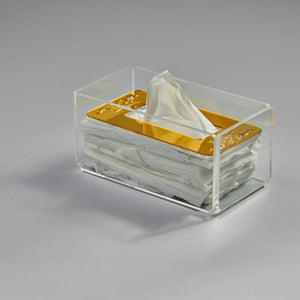 Zee Designs Plexi Glass Motif Tissue Box