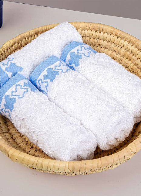 J Linens Blue Stars Mini-Set