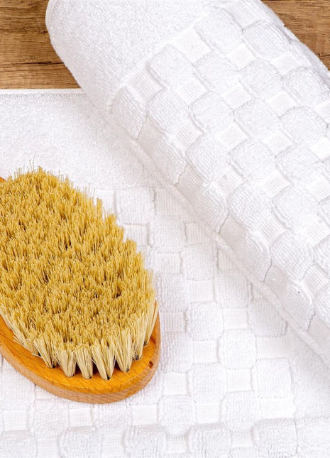 J Linens White Bath Mat