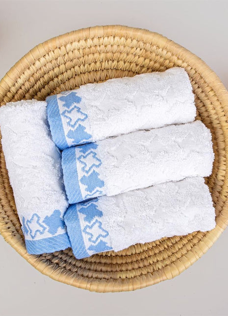 J Linens Blue Stars Mini-Set