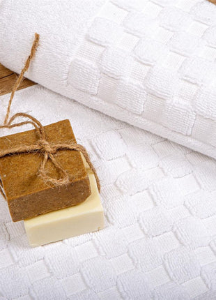 J Linens White Bath Mat