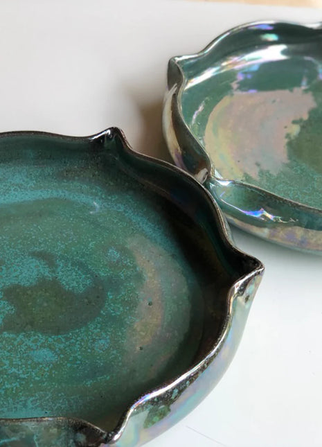 Khan Elsaada Glowing Flower Platter