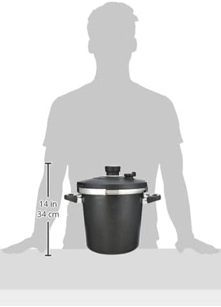 First Titanium Pressure Cooker Set, 6.5 Liter, 24 cm