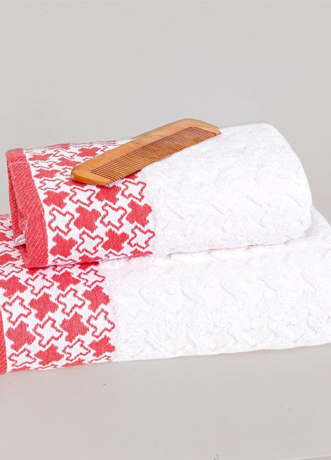 J Linens Red Stars Solo Set