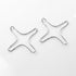 Pedrini Gas Safety Stars - Chrome Plated - 2pcs