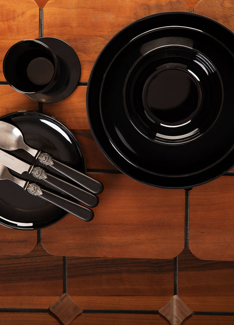 Bright Designs Melamine Dinner Plate
Set of 6 (D 26cm) Black