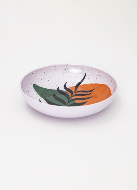 Bright Designs Melamine Deep Dish 6 Pieces (D 22cm H 5cm) Black Mondo