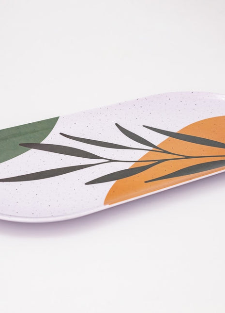 Bright Designs Melamine Serving Platter 2 Pieces (L 52cm W 26cm) Black Mondo