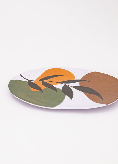 Bright Designs Melamine Matt Dinner Plate 6 Pieces (30 cm )Black Mondo