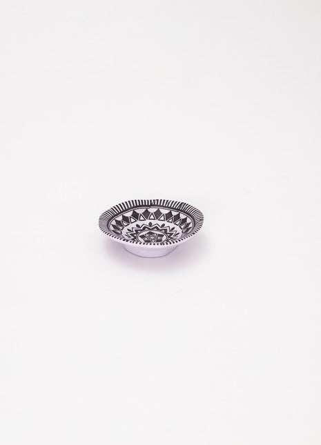 Bright Designs Melamine Matt Dip Bowl 2 Pieces (10cm) Black & White