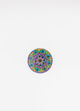Bright Designs Melamine Coaster 10 Pieces (D10cm) Mandala