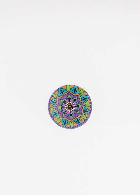 Bright Designs Melamine Coaster 10 Pieces (D10cm) Mandala