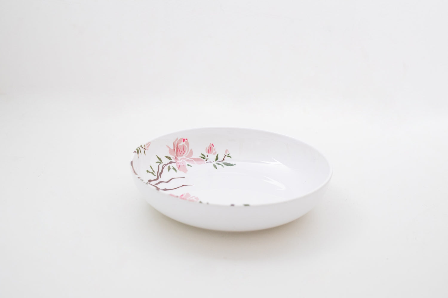 Bright Designs Melamine Deep Dish 
Set of 6 (D 22cm H 5cm) Cherry Blossom