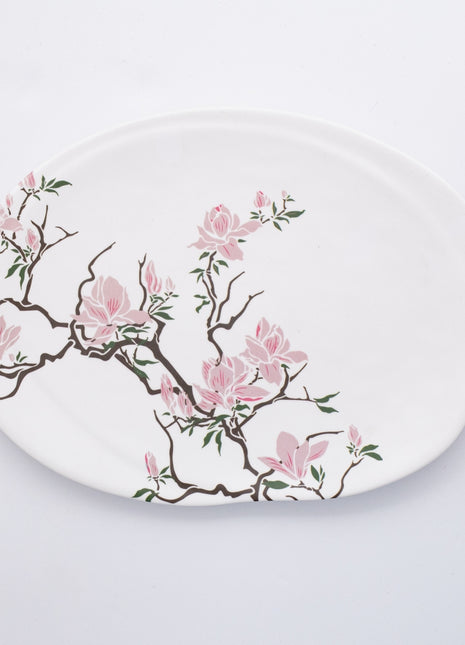 Bright Designs Melamine Matt Dinner Plate 
Set of 6 (30cm) Cherry Blossom