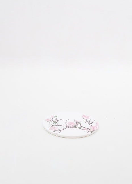 Bright Designs Melamine Coaster 
Set of 10 (D 10cm) Cherry Blossom