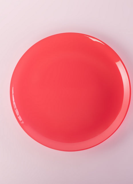 Bright Designs Melamine Side Plate 
Set of 6 (D 22cm)  Coral