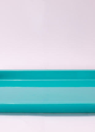 Bright Designs Melamine Rectangle Tray 
Set of 1 (L 55cm W 35cm) Teal