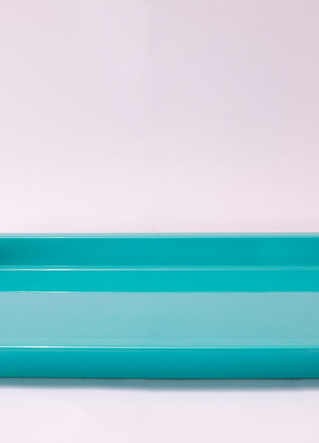 Bright Designs Melamine Rectangle Tray 
Set of 1 (L 55cm W 35cm) Teal