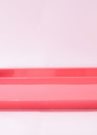 Bright Designs Melamine Rectangle Tray 
Set of 1 (L 55cm W 35cm) Coral