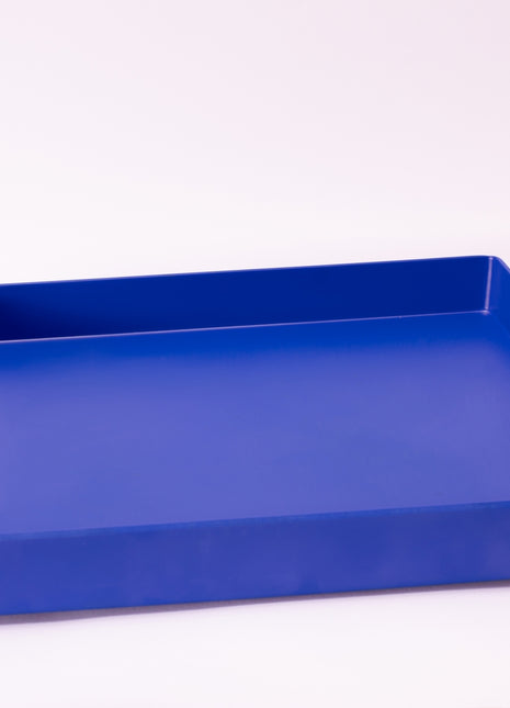 Bright Designs Melamine Matt Square Tray 
Set of 1 (L 38cm W 38cm) Royal Blue