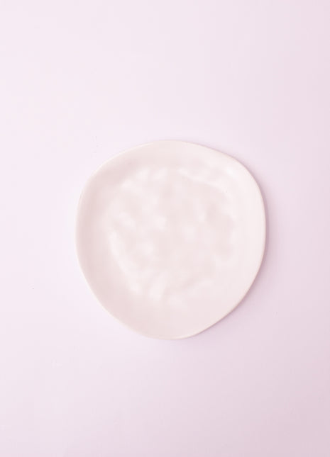 Bright Designs Melamine Matt Side Plate 
Set of 6 (16cm) White