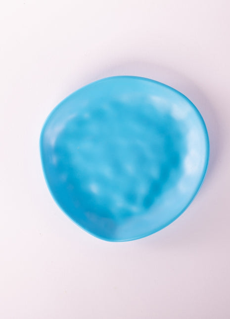 Bright Designs Melamine Matt Side Plate 
Set of 6 (16cm) Light Blue