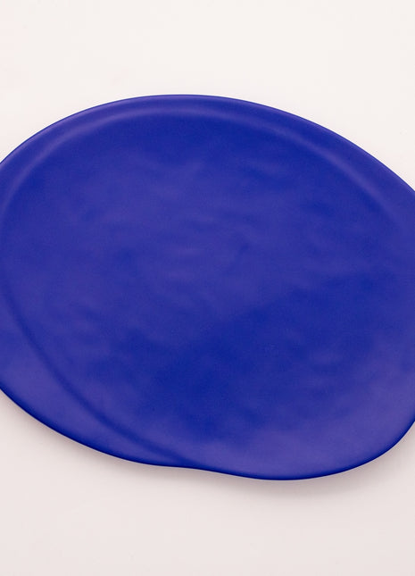 Bright Designs Melamine Matt Dinner Plate 
Set of 6 (30cm) Royal Blue
