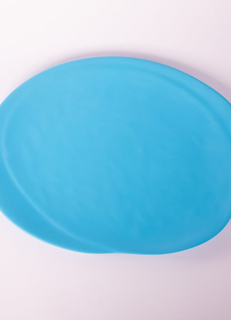 Bright Designs Melamine Matt Dinner Plate 
Set of 6 (30cm) Light Blue