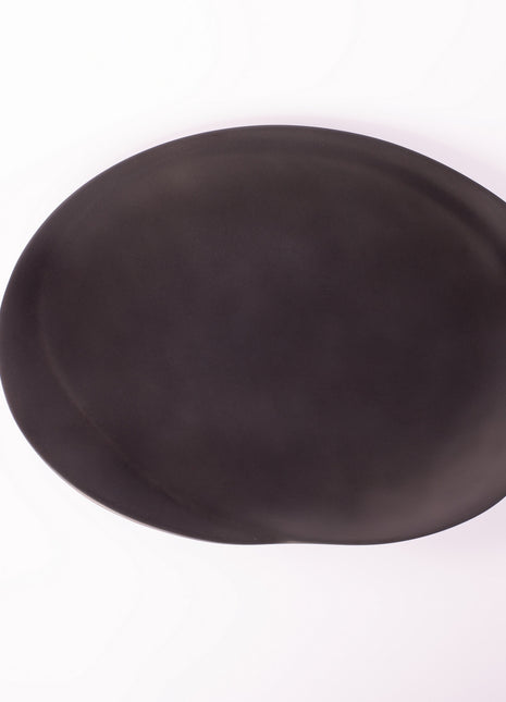 Bright Designs Melamine Matt Dinner Plate 
Set of 6 (30cm) Black
