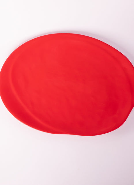 Bright Designs Melamine Matt Dinner Plate 
Set of 6 (30cm) Red