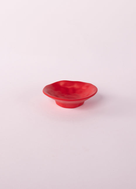 Bright Designs Melamine Matt Dip Bowl 
Set of 2 (10cm) Red