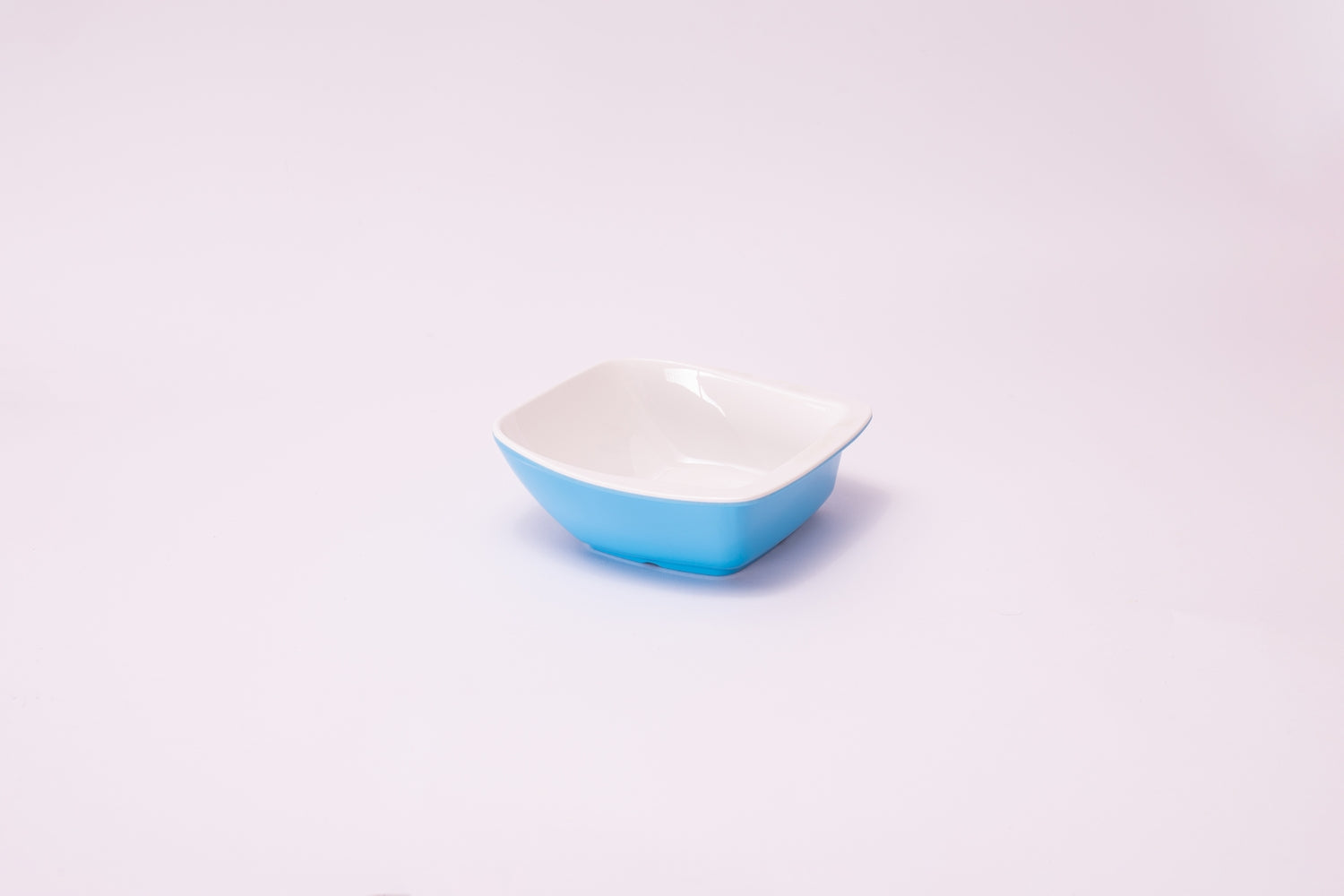 Bright Designs Melamine Bowl 
Set of 6 (L 14cm H 5cm) Double Colour Light Blue