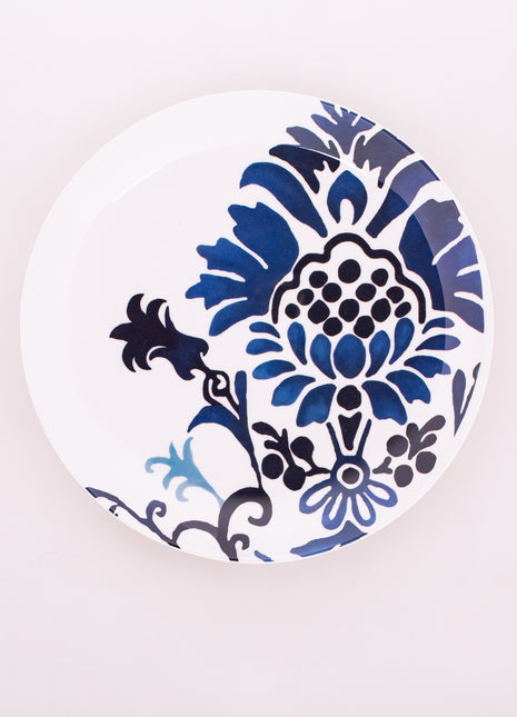 Bright Designs Melamine Dinner Plate
Set of 6 (D 26cm) blue blanc