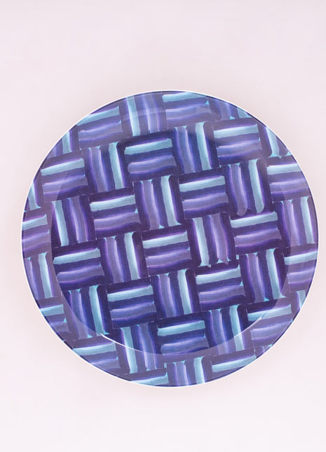 Bright Designs Melamine Dinner Plate
Set of 6 (D 26cm) bleu blanc B