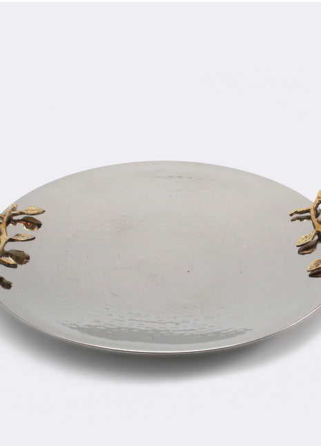 Arze Round leaves plate 37.5 cm